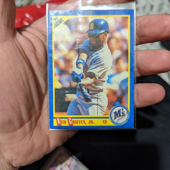 1990 SCORE Ken GRIFFEY Jr. #560 *Error Card Blue Dot In Logo* - Picture 3 of 3